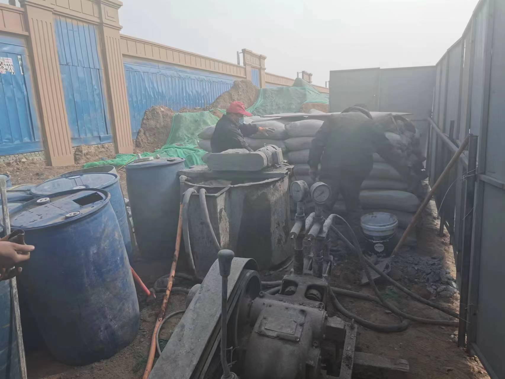 大丰镇地基沉降注浆加固